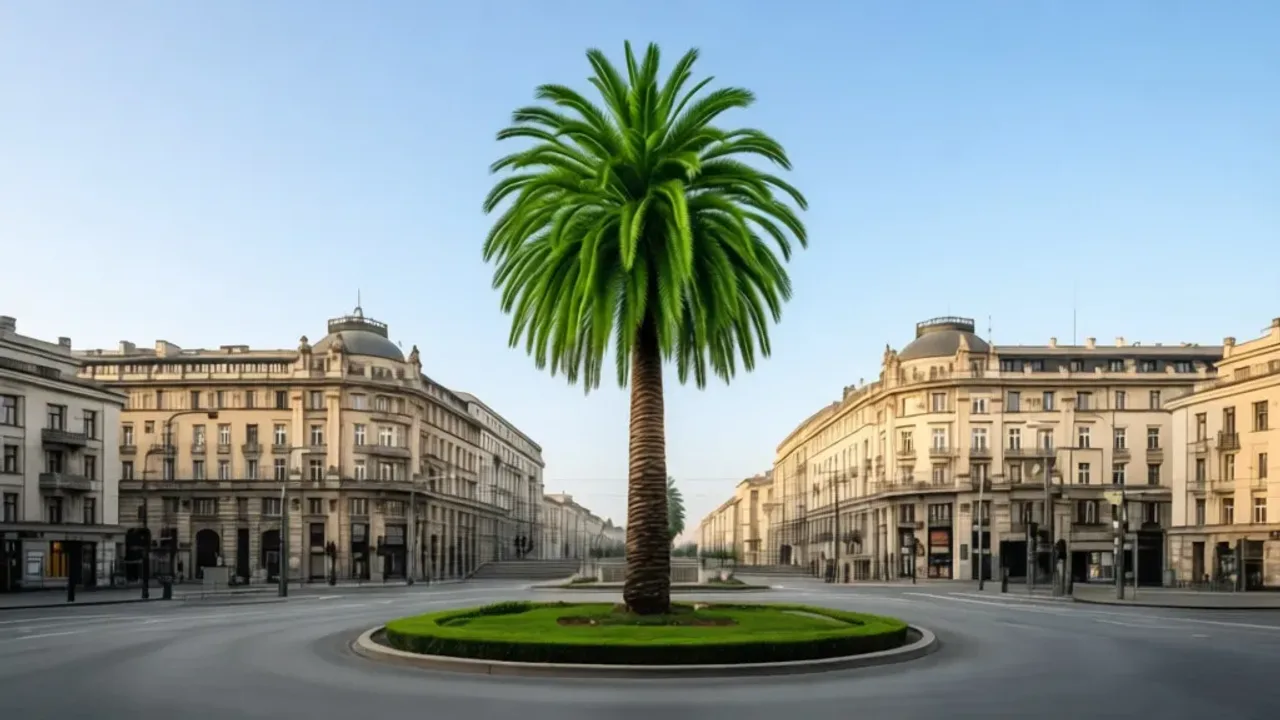 Palma warszawa: sztuczna palma na rondzie de Gaulle’a – fakty i serwis